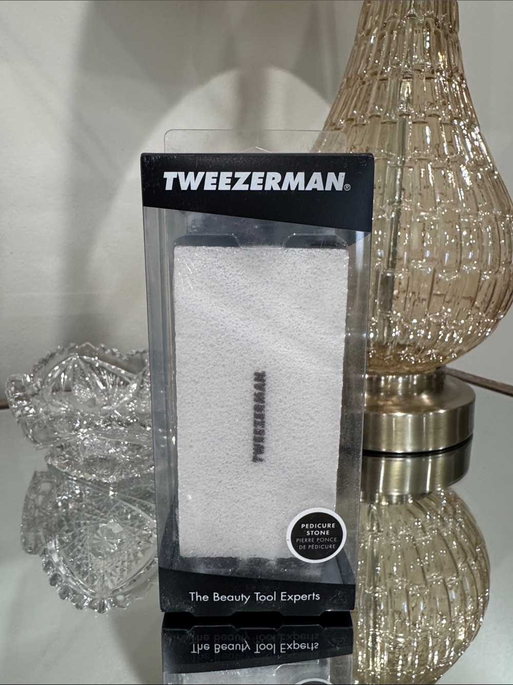 NEW Tweezerman Pedicure Stone Footcare Nails Pedi Skincare 2-sided